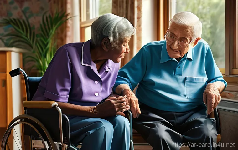 요양병원 장기입원 환자 관리 - Here are three detailed image prompts in English, designed to adhere to your specific guidelines for... 요양병원 장기입원 환자 관리 - Here are three detailed image prompts in English, designed to adhere to your specific guidelines for...