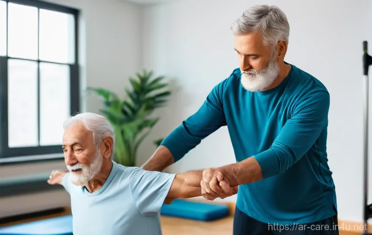 요양병원 비용 분류 - A diverse group of elderly individuals, all modestly dressed in casual attire, are engaged in a vibr... 요양병원 비용 분류 - A diverse group of elderly individuals, all modestly dressed in casual attire, are engaged in a vibr...