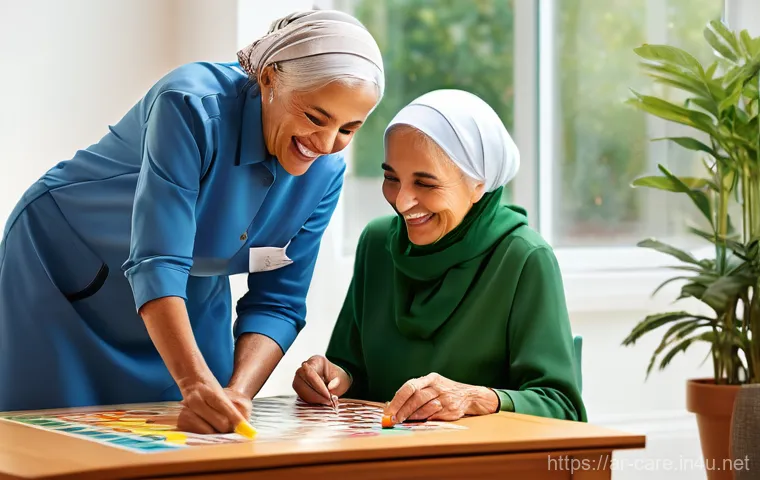 요양병원 간병 서비스 비교 - **Prompt 1: Heartwarming Home Care with Family**
"A cozy, sunlit living room with an elderly Ara... 요양병원 간병 서비스 비교 - **Prompt 1: Heartwarming Home Care with Family**
"A cozy, sunlit living room with an elderly Ara...